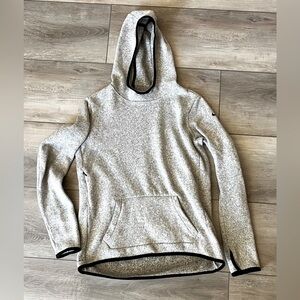 Nike Gray Hooded Sweatshirt with Pocket Size Large